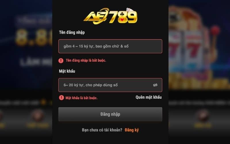 3 bước đăng nhập AE789 nhanh chóng nhất