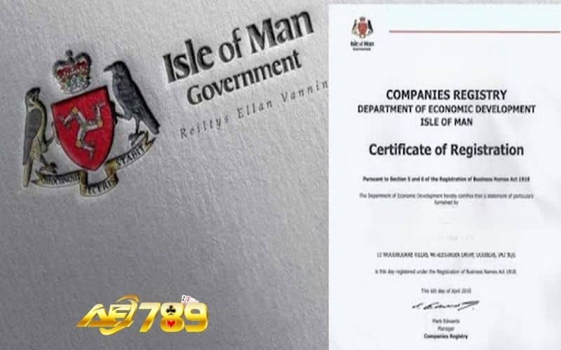 Giấy phép hoạt động Isle of Man từ Isle of Man Gambling Supervision